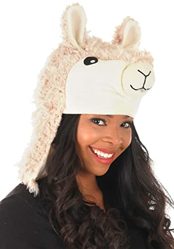 Spitting Llama Costume Hat Spray Water Up to 25 Feet, Fun for Halloween, Parades, and Parties