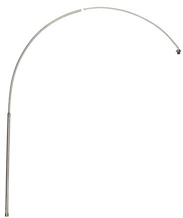 Qazqa Arco de acero para lámpara de arco XXL Acero Alargada Adecuado para LED Max. 1 x 60 Watt