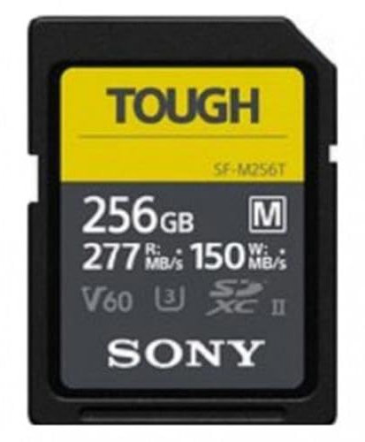 Sony SF-M256T TOUGH 256GB SDXC Speicherkarte UHS-II, V60, Class 10, bis zu 277MB/s Lesen, 150MB/s Schreiben – extrem robust, IP68, stoß- & wasserfest