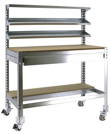 SIMONWORK Werkbank mit Rollen BT1 Box 1200 Galva/Holz