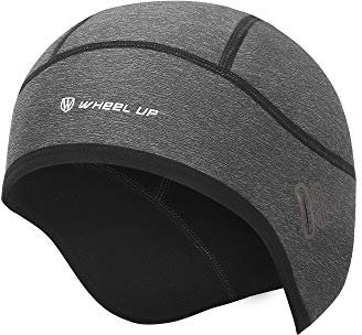 Feluz Fahrrad Mütze, Helm-Unterziehmütze Wintermütze für Herren Damen, Winddicht Warm Outdoor-Sportmütze Cap für Radfahren Laufen Skifahren Motorradfahren Snowboarden