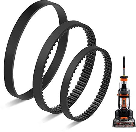 JEDELEOS Replacement Belt Set for Bissell ProHeat 2X Revolution Pet Carpet Cleaner Model 1548 1551 1551W 1550 Series, Replace Parts 1606419, 1606418 and 1606428