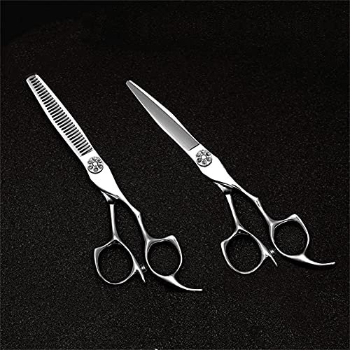 XJST Professionelles Friseursschere-Kit, 440C Edelstahl-Haarschnitt-Schere, Mit Schneidscheren, Dünnschere, Für Barber, Salon, Zuhause