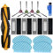 liveryde Zubehör Ersatzteile für Ecovacs Deebot OZMO 950 920 N7 T5 / Yeedi 2 Hybrid Roboter-Staubsauger, 1 Hauptbürste, 4 Seitenbürste, 4 Hepa Filter, 4 Wischtücher, 1 Reinigungswerkzeug