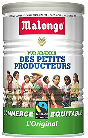 MALONGO Max Havelaar Petit Producteurs Café Moulu 250G - Saveur intense et éthique pour les amateurs de café. - Lot De 3 - Vendu Par Lot