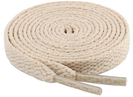 riemot Lacets Chaussures Plats 8 mm Large pour Enfants et Adultes, Remplacement Lacet pour Baskets, Chaussure de Sécurité, Bottes, Sneakers, Plusieurs Longueurs et Couleurs Disponibles, 100 cm