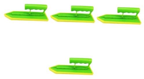 Uonlytech 4pezzi Frattazzo Spugna Con Manico Ergonomico Per Fuga Piastrelle Strumento Multifunzionale Per Intonacatura e Finitura Accessorio Portatile Per Lavori Di Ceramica e Rivestimenti