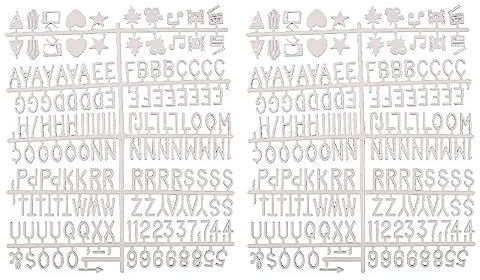 Message Sign Filz Brief Board, Englische Buchstaben for Filz-Buchstabentafel, 1 Packung Message Board-Buchstaben for auswechselbare Kunststoff-Buchstabentafel, Home-Office-Dekor, Buchstabentafel-Zubeh