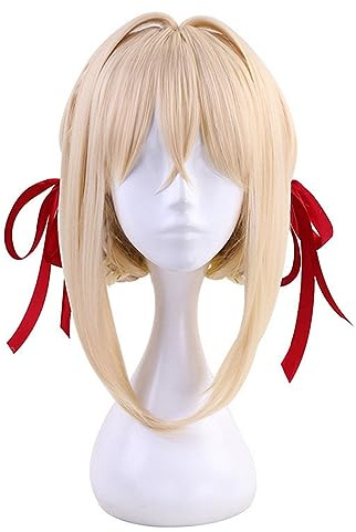 Zhongkaihua Violet Evergarden Costume Perruque Parapluie Pendentif Anime Costume Complet Adulte Jeu de Rôle Carnaval Halloween Fête Uniforme pour Femme