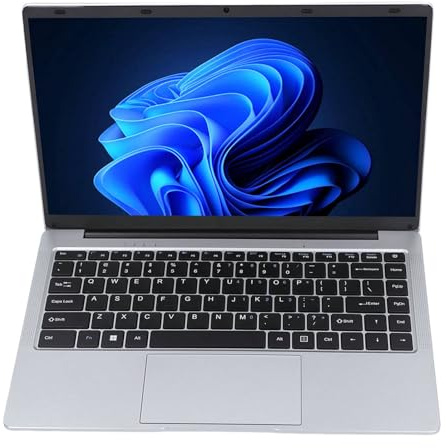 Plyisty Computadora Portátil de 14 Pulgadas, Pantalla HD, CPU Celeron J4025, LPDDR4 8G, SSD 128G, Computadora Portátil 11 Pro, Cámara Web, Wi-Fi BT, Batería de 5000 MAh (Enchufe de