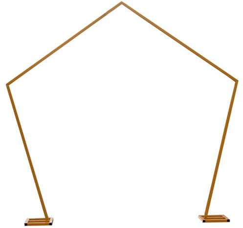 Arche de Jardin en Bois, Arche de Jardin Carrée, Arche for Cérémonie, for Fête en Plein Air, événements(Gold)