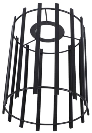Veemoon Vintage Metal Wire Lamp Shade Industrial Decorative Bulb Cage for Ceiling Fan Pendant Light Bedside Table Sturdy Iron Build Easy to Clean Warm Ambiance for Home