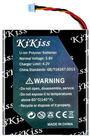 Batería fiable de 1500 mAh compatible con Apple iPod Classic 4ª generación/Photo U2 A1059 20 40GB 616-0206 616-0183, polímero de iones de litio de 0 ciclos, batería de repuesto para reproductor de MP3