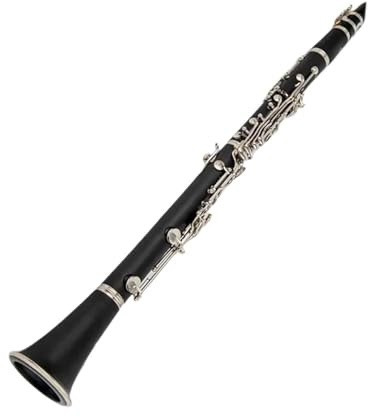 Professionelle Klarinette in der Tonart B Schwarz
