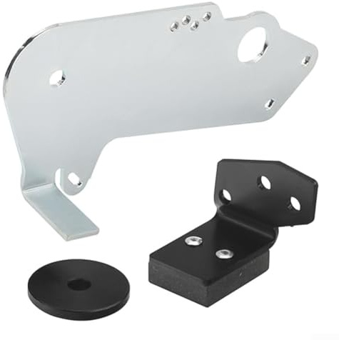 Yuanpgky 783-08654C - Juego de soporte y freno para cubierta de tractor de césped, juego de repuesto con soporte de polea, freno de cubierta derecho y espaciador para modelos Troy