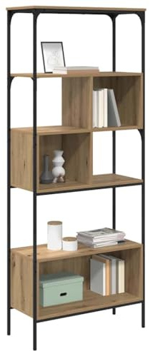 vidaXL Bücherregal 7 Ebenen 76 x 33 x 188,5 cm Holzwerkstoff