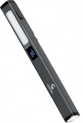 Generico Torcia LED Ricaricabile USB-C, Mini Torcia Tascabile ad Alta Luminosità, Torcia Compatta in ABS Resistente, Luce Portatile per Casa, Auto, Emergenze e Lavoro