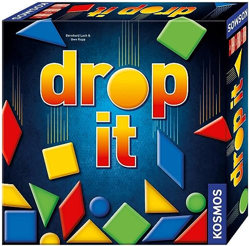 Kosmos 682071 Drop it, Brettspiel für die Familie, Spiel ab 8 Jahre, Gesellschaftsspiel für 1-4 Personen, jetzt auch in Teams spielbar