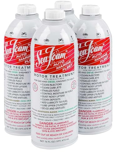 Sea Foam Motor Treatment | Fuel System Cleaner, Fuel Stabilizer & Oil Treatment | Gas & Diesel Additive for Cars & Trucks | 16 oz, Pack of 3