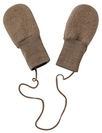 Engel Baby Fäustel ohne Daumen, Fleece, 100% Schurwolle (kbT)
