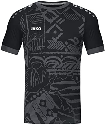 JAKO Herren Trikot Tropicana (Kurzarm), Schwarz/Anthrazit, S