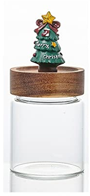 Cusstally Botes de Vidrio herméticos for Almacenamiento de Alimentos Caja de té Chino (Color : 350ml/11.8oz)