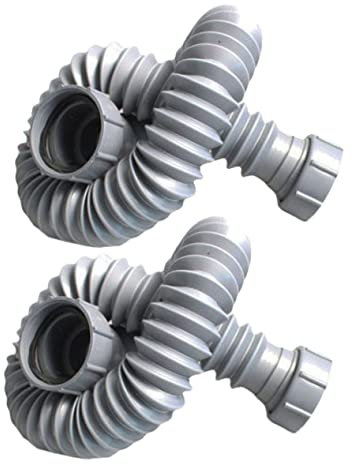CORHAD 2pcs Drainage Connecting Pipe Flexible Expandable Sink Drain Hose for Kitchen Sink Washing Machine Rv Use