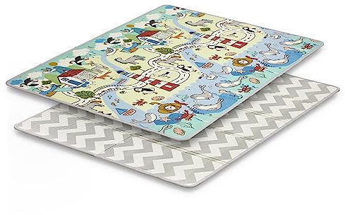 Kinderkraft MATTY2 Tappetino gioco per Bambini, Tappeto Neonato da Gioco educativo, Portable Reversibile, Pieghevole, Facile da pulire, Borsa da viaggio inclusa