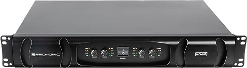 Pronomic MC4-600 Endstufe 4x 900 Watt, THD 20 Hz - 20 kHz für 1 W: 0 | Ausgangsleistung (8 Ohm): 4x 600W RMS, Ausgangsleistung (4 Ohm): 4x 900W RMS, Frequenzgang (1W an 8 Ohm): 20 Hz - 20 kHz ±0