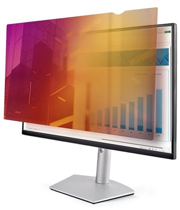 StarTech.com 24-inch 16:9 Gold Monitor Privacy Screen, Reversible Filter w/Enhanced Privacy, Security Shield, +/- 30 Deg.