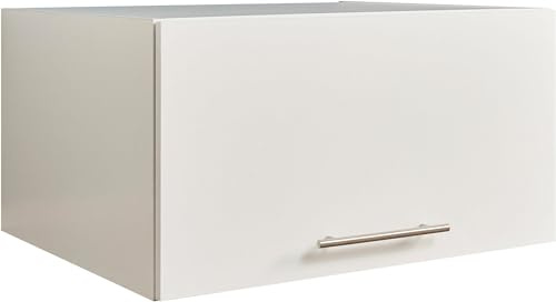 möbelando Schrankaufsatz >LAUNDREEZY< in weiß, Holzwerkstoff - 67,5x38x67,5cm (BxHxT)