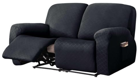 Sofa Schonbezug Sofaüberwurf 1 Seat 2 Seat 3 Seat Sofa Bezug Weiche Waschbar Wohnzimmer Sesselschoner Super Stretch rutschfeste Couchbezug Anti-Rutsch Jacquard Stretchhusse SofaÜberwürfe (Color : Sty