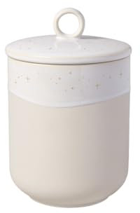 Villeroy & Boch like. by Winter Glow barattolo, biscottiera natalizia in porcellana Premium, 12x12x18,5cm