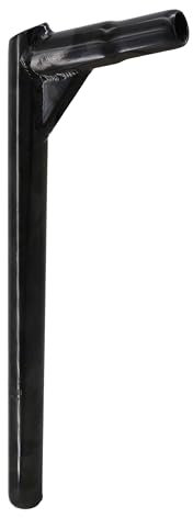WEERAS Bicycle Seatpost, Iron Seatpost Length 350mm, Black, for BMX (27.2mm)