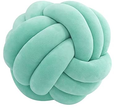 Knotenkissen, Couchkissen, Sofa Kissen, Knoten-Ball-Kissen, Deko Zierkissen, Geknotetes Kissen für Sofa, Rund Knoten Kissen, Deko Knoten, Knot Pillow Ball
