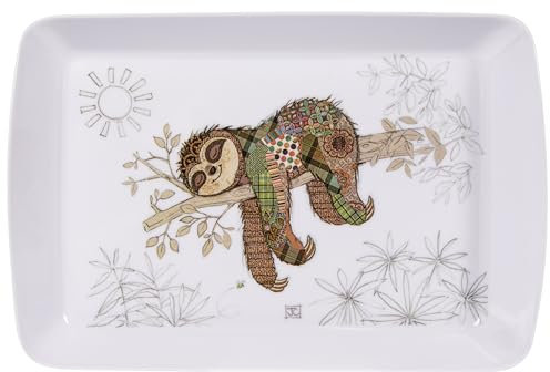 Lesser & Pavey Bug Art Simon Plateau de Service Paresseux | Plateaux de Service pour Accessoires de Cuisine | Joli Plateau de Service pour Servir des Aliments et du thé | Nouveau Design de Plateaux