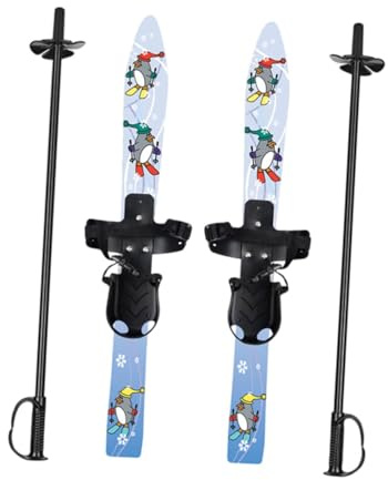 harayaa Kinder Skigafeln Snowblades Snowboarden für 3-8 Jahre alte Trekking-Schnee-Skier-Ski-Ski-Boards im Alter von 3-8 Jahren, Pinguin