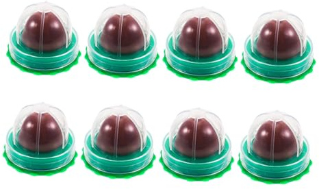 CLISPEED 8 Stück Katzenminze-Snack Katzensnack Katzenminze Natürliche Essbar Katzenleck-Stick Appetitanreger Verdauungsförderer Spielerische Energie Transparente Abdeckung