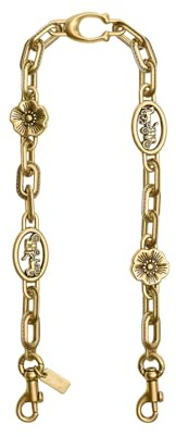 Rainway Taschenanhänger mit Kutsche- und Kirschblüten-Design, 10.5 Zoll Vintage Gold Metall Charm für Handtaschen & Jeansketten, Schlüsselanhänger im Amerikanischen Style mit Karabiner für Rucksäcke