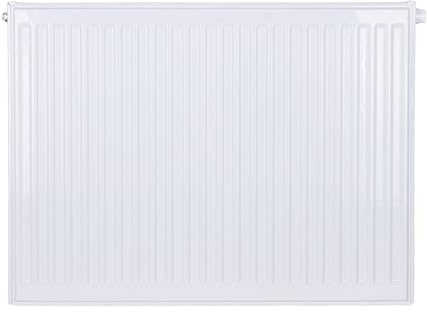Belrad® Heizkörper Typ 21 Flachheizkörper, Weiß, 600x1000 mm | 6 Anschlüsse, Universalheizkörper, Wandmontagefähig, Energiesparend, Kompakt