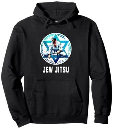 Costume juif Hanoukka Vêtements Rabbi Horah Dance Juif Jitsu Sweat à Capuche