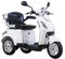 Scooter elettrico, veicolo,scooter per anziani ed disabili, Senior, Triciclo, Z-Tech Trilux ZT15 (ZT-15-D) con Differenziale 900 W 25 km/h - Bianco-