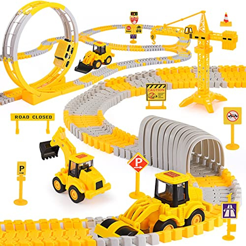 EUTOYZ Toys for 2-6 Year Old Boys Toys Cars,Gifts for 2-6 Year Old Boys Construction Toys for 2-10 Year Boys Toys Age 2-8 Kids Toys Cars for 2-8 Year Old Tractor