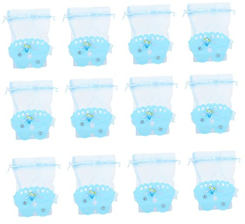 IWOWHERO 12stücke Europäische Stil Hochzeits-süßigkeitenbeutel Aus Vliesstoff Kreative Verpackung Für Hochzeiten Geburtstagsfeiern Und Feste
