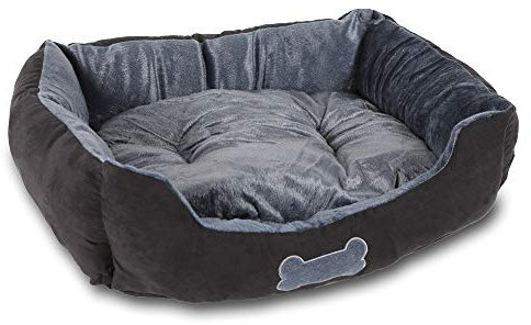 Pocky- Pet Hundebett dunkelblau 62x50cm Hundekissen Hundesofa Hundekörbchen waschbar 30°