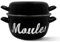 MENASTYL - Marmite à moules 24cm 5L avec écriture en acier émaillé, parfaite pour des moules comme au restaurant ! - 3645564