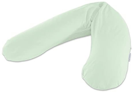 Das Original Theraline Stillkissen + Bezug Dinkelfüllung Pastellgrün Bamboo