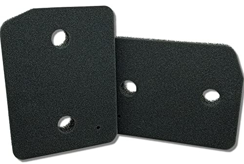 JUMA-Filter für Miele Schwammfilter 12551630 (9164761) Fein/Grob 207 x 157 x 30mm Wärmepumpentrockner Filter Trockner Kondenstrockner Filterschaum Schaumstoff Sockelfilter Sponge Filtermatte(2er-Set)