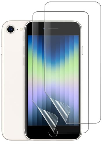 Stejnhge [2Pcs] Film de Protection d'écran Hydrogel pour iPhone SE 2022 2020 / iPhone 8 / iPhone 7 (4.7), [ HD] Film Protecteur TPU Souple
