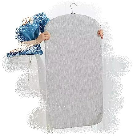 KUMIAO Handheld Garment Steamer Clothes Rack - Efficient Ironing Solution with Hanging Ironing Board, Press Pad, and Covers